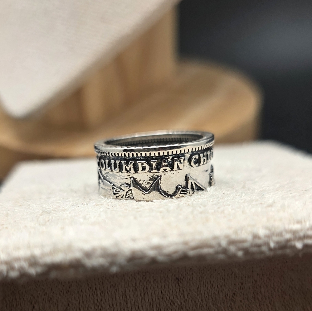 Silver Engraved Ring (2209)
